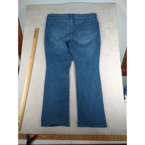 Old Navy Wow Boot Cut Jeans Women's 16 Mid Rise Stretch - Picture 11 of 11